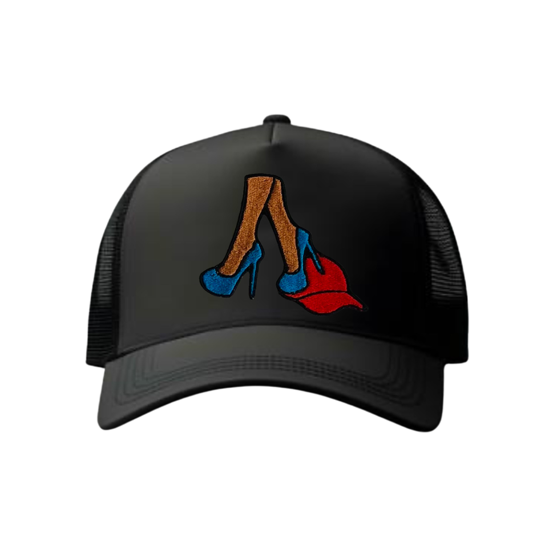 Kamala Harris hat • Harris Walz 2024 • Madam President • demobrat • trucker hat • baseball cap • customizable • embroidered patch on hat