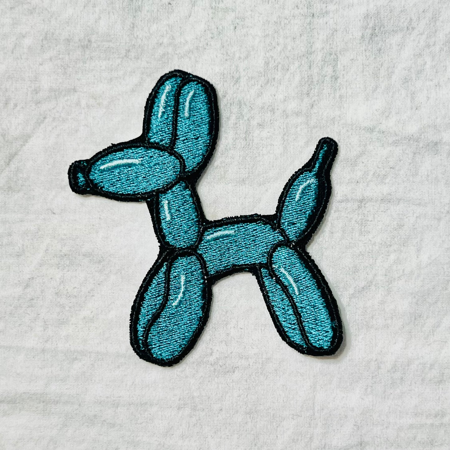 Balloon dog embroidered patch• balloon animal • cute • iron on patch • sew on patch