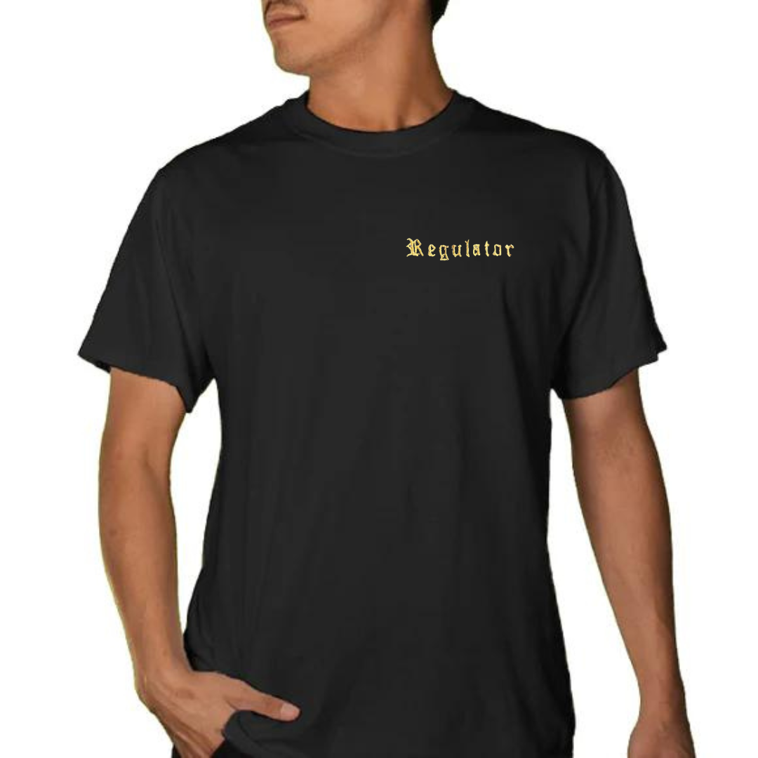 Regulator embroidered tshirt, sweatshirt, hoodie