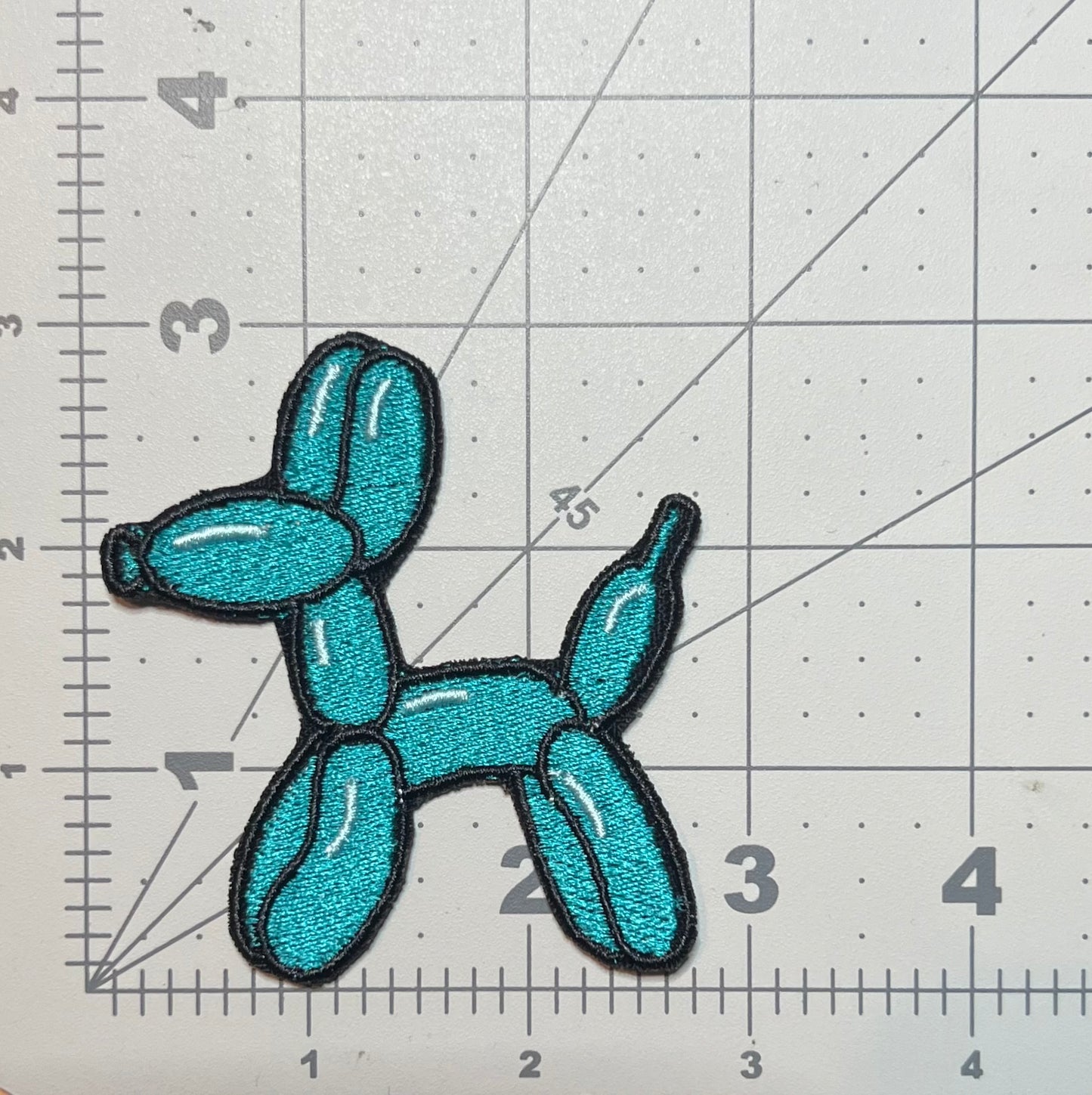 Balloon dog embroidered patch• balloon animal • cute • iron on patch • sew on patch