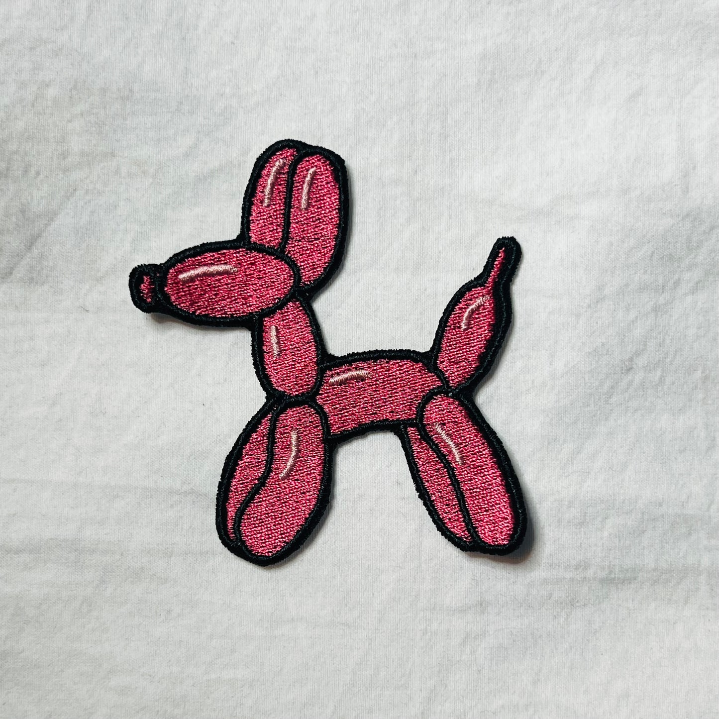 Balloon dog embroidered patch• balloon animal • cute • iron on patch • sew on patch
