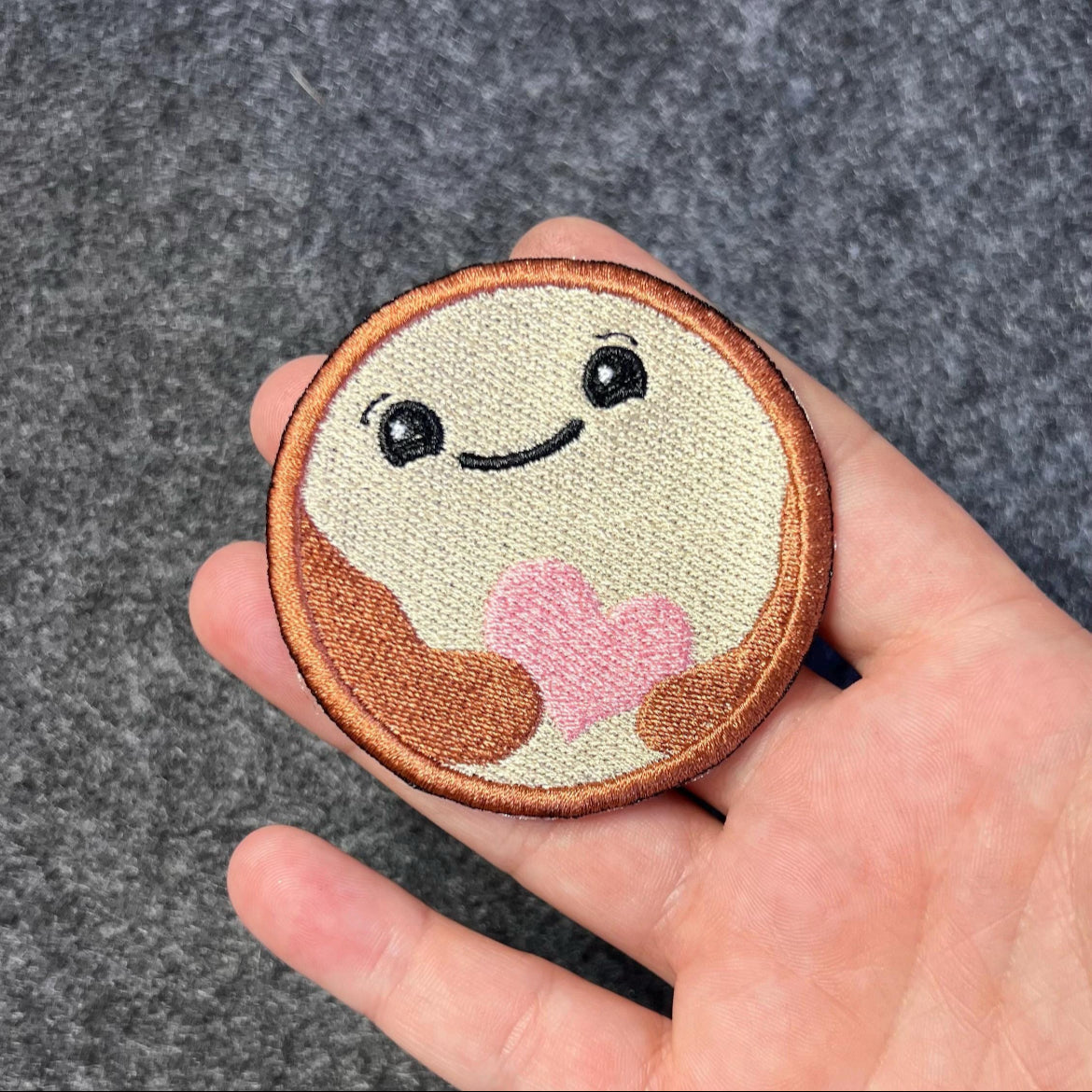 Pluto embroidered patch • solar system • planets • iron on or sew on • astronomy • Velcro patch • peel & stick