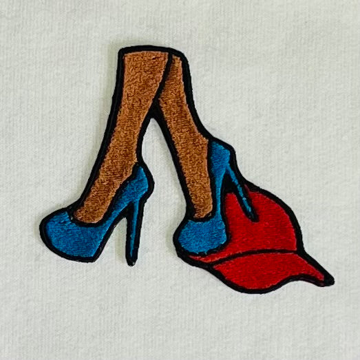 Kamala Harris embroidered patch • Harris Walz 2024 • Madam President • demobrat • iron on patch • sew on patch