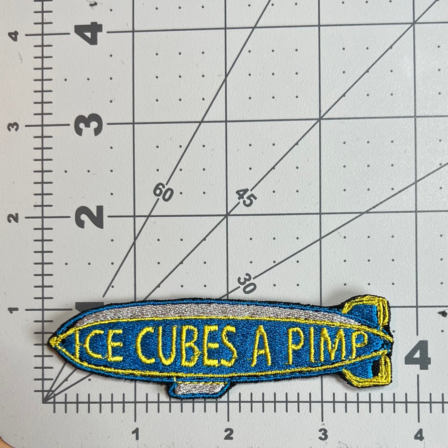 Ice Cube’s a pimp blimp embroidered patch • It Was A Good Day • iron on or sew on • 90s hip hop • nostalgia