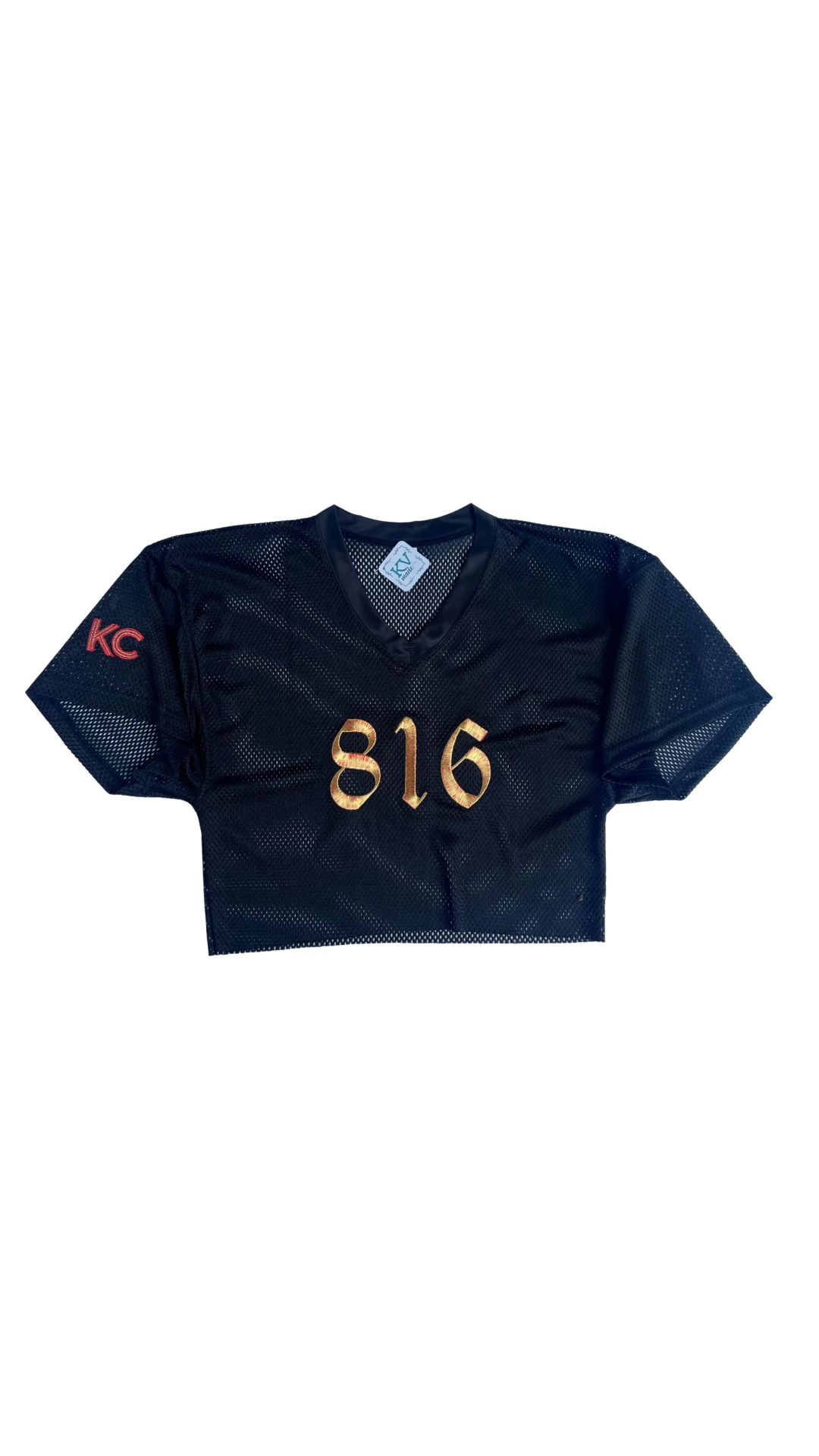Kansas City embroidered cutoff jersey • Chiefs Kingdom • Royals Kingdom • 816 • Missouri • Kansas