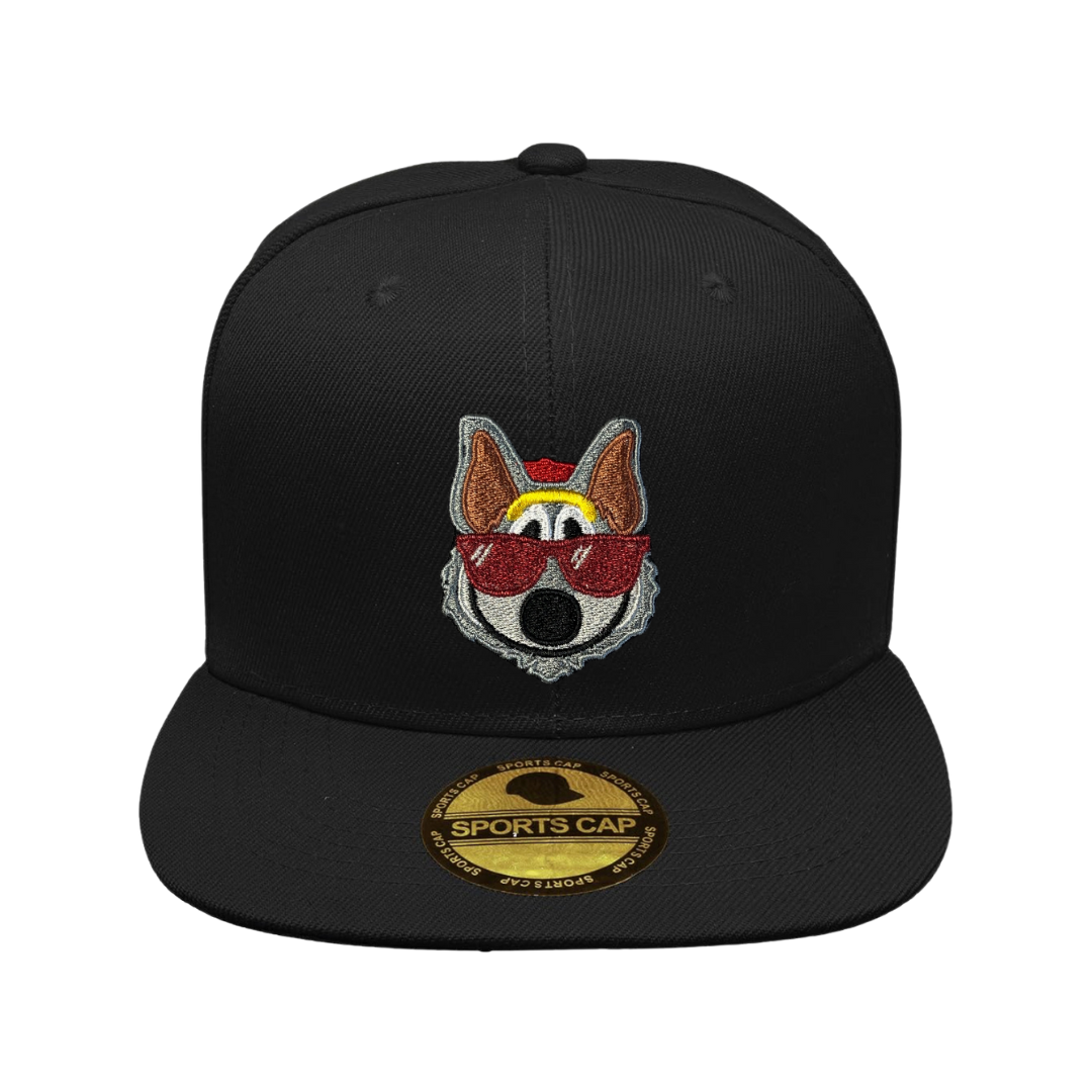 KC Wolf hat • Chiefs • Kansas City • football • baseball cap • flat bill cap• customizable • embroidered patch on hat