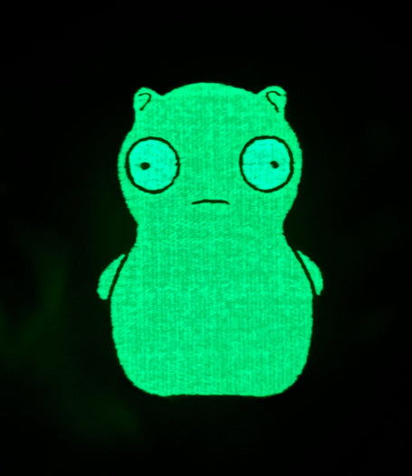 Kuchi Kopi embroidered patch • Bob’s Burgers • GLOW in the dark • iron on or sew on • cute