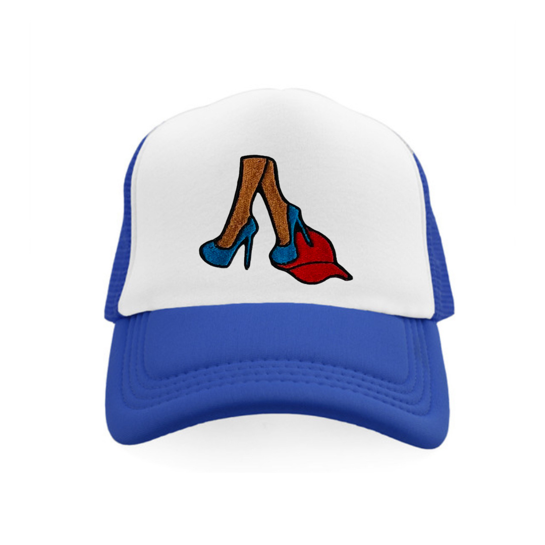 Kamala Harris hat • Harris Walz 2024 • Madam President • demobrat • trucker hat • baseball cap • customizable • embroidered patch on hat