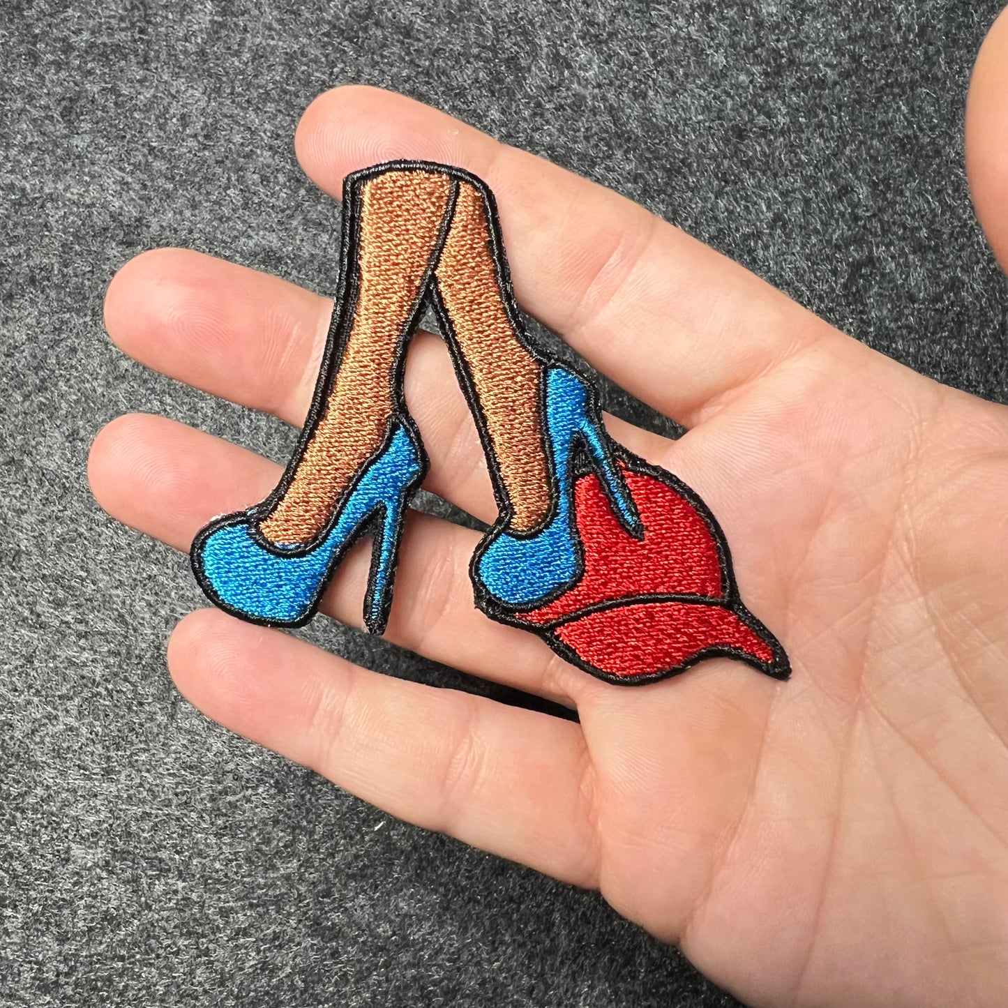 Kamala Harris embroidered patch • Harris Walz 2024 • Madam President • demobrat • iron on patch • sew on patch