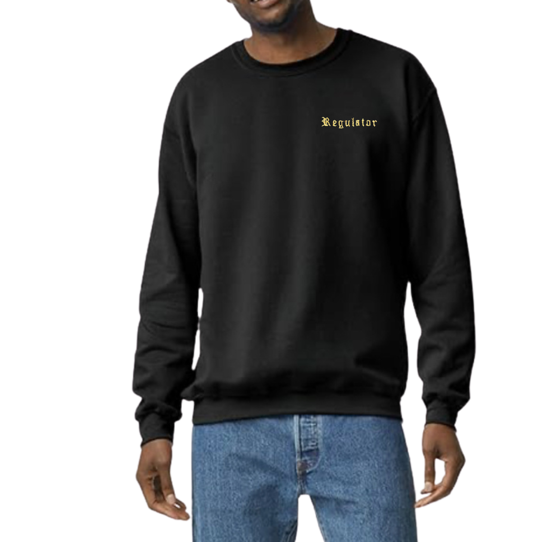 Regulator embroidered tshirt, sweatshirt, hoodie