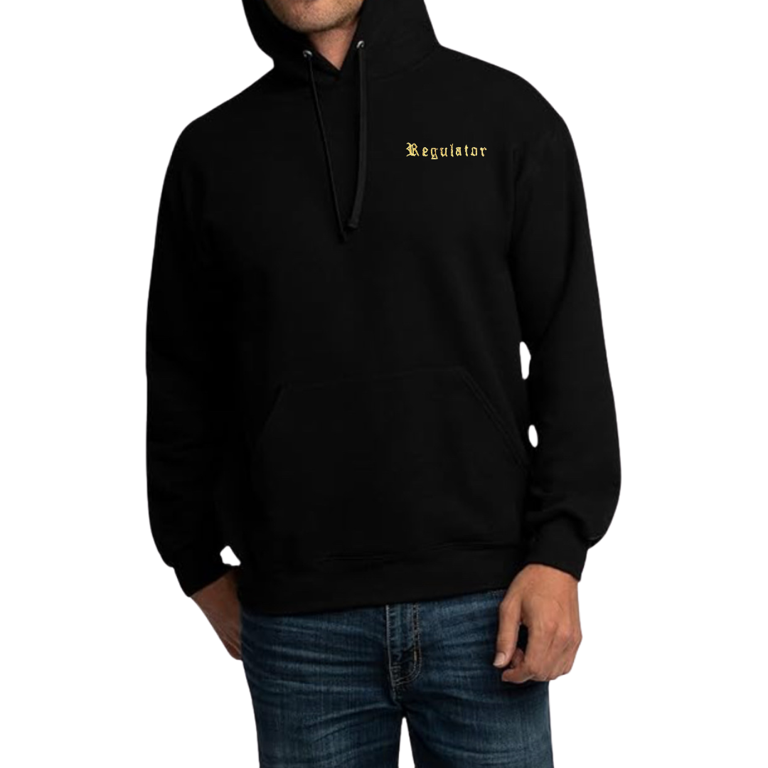 Regulator embroidered tshirt, sweatshirt, hoodie