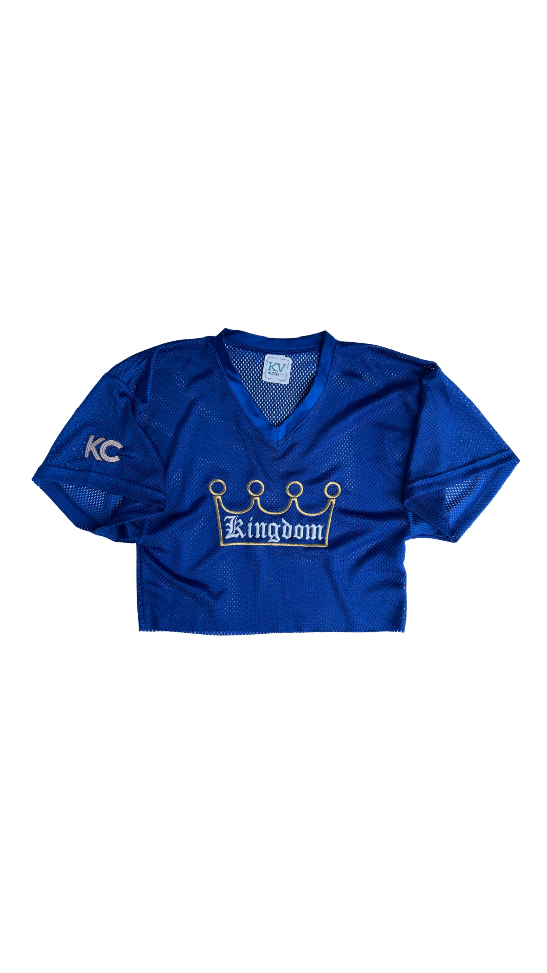 Kansas City embroidered cutoff jersey • Chiefs Kingdom • Royals Kingdom • 816 • Missouri • Kansas