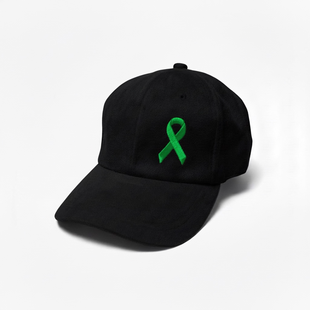 Cancer support hat • suede • CUSTOMIZABLE colored ribbon