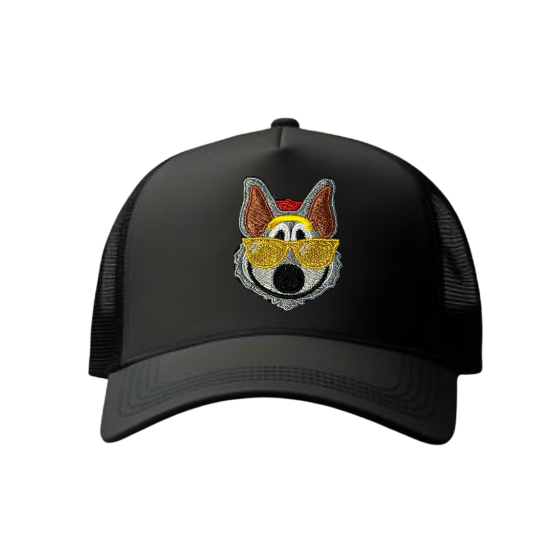 KC Wolf hat • Chiefs • Kansas City • football • baseball cap • flat bill cap• customizable • embroidered patch on hat