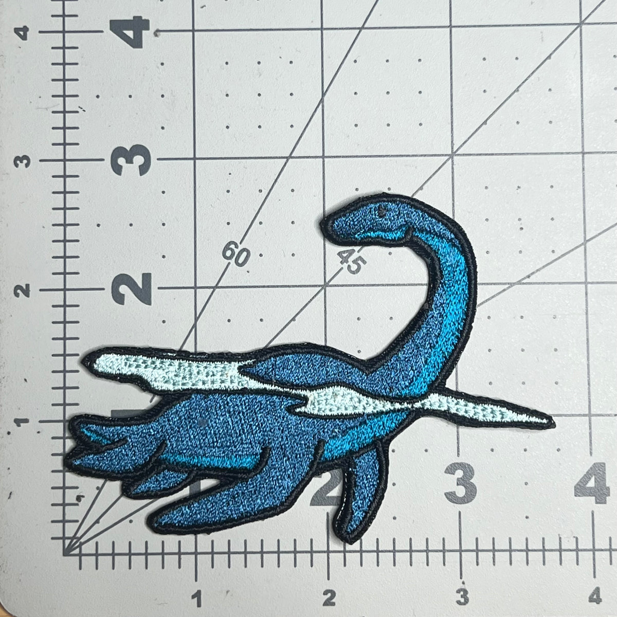 Loch Ness Monster embroidered patch •  Nessie• iron on/sew on patch • Velcro patch • peel & stick