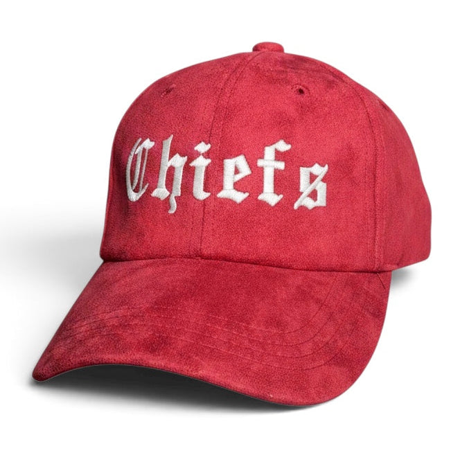 Chiefs embroidered suede hat • Kansas City • glow in the dark