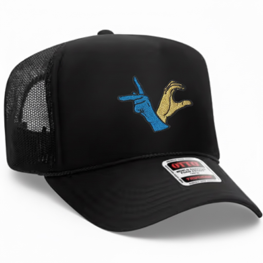 KC embroidered trucker hat • ASL • Kansas City