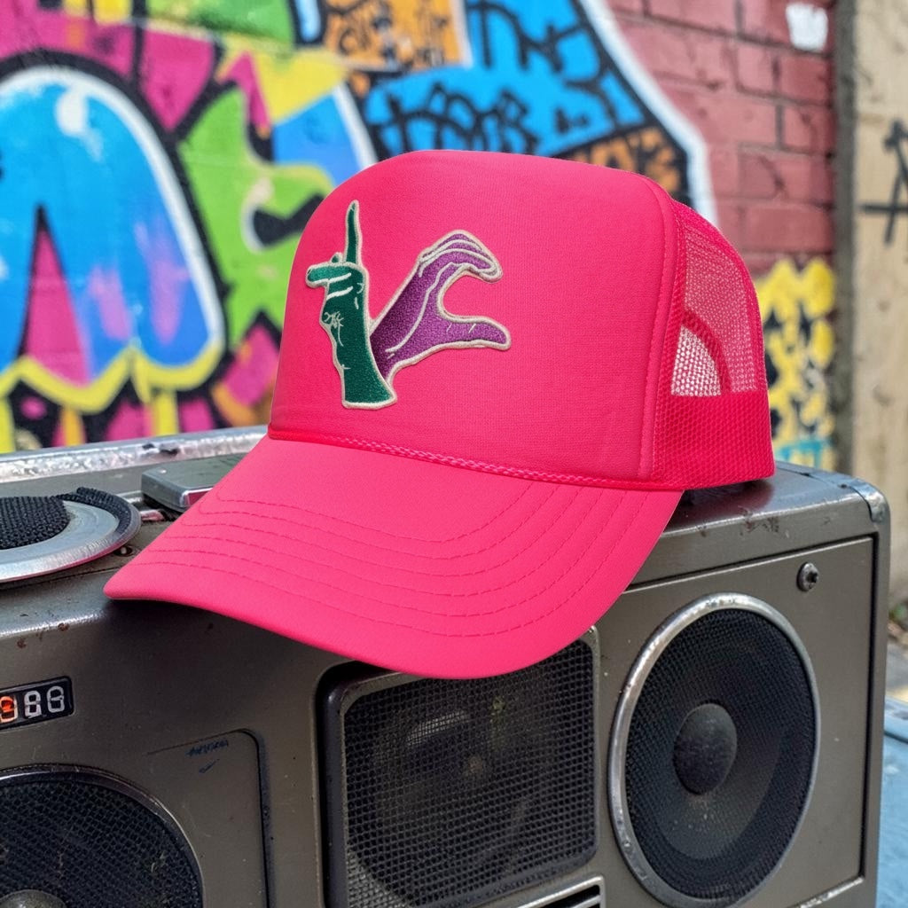 KC embroidered trucker hat • ASL • Kansas City