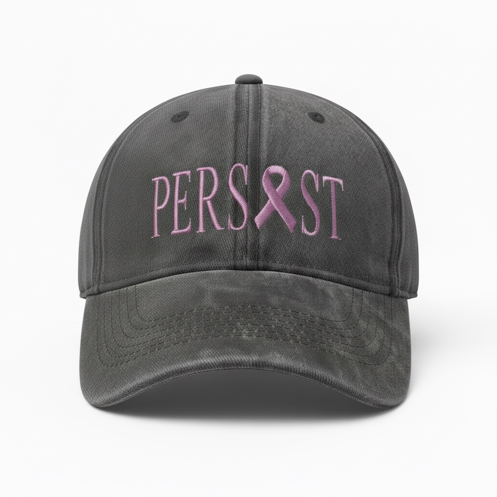 Cancer support hat • canvas hat • PERSIST