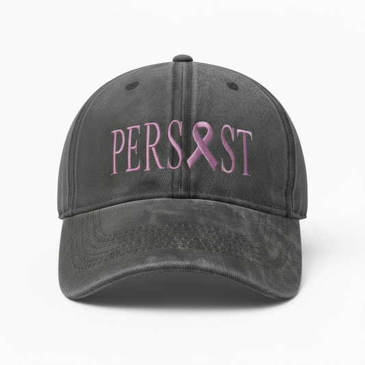 Cancer support hat • canvas hat • PERSIST