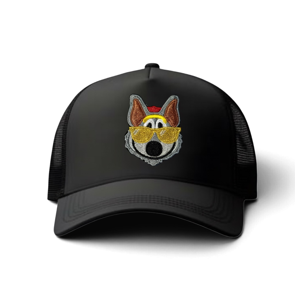 KC Wolf hat • Chiefs • Kansas City • football • baseball cap • flat bill cap• customizable • embroidered patch on hat