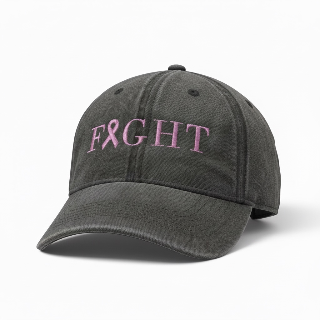 Cancer support hat • canvas hat • FIGHT