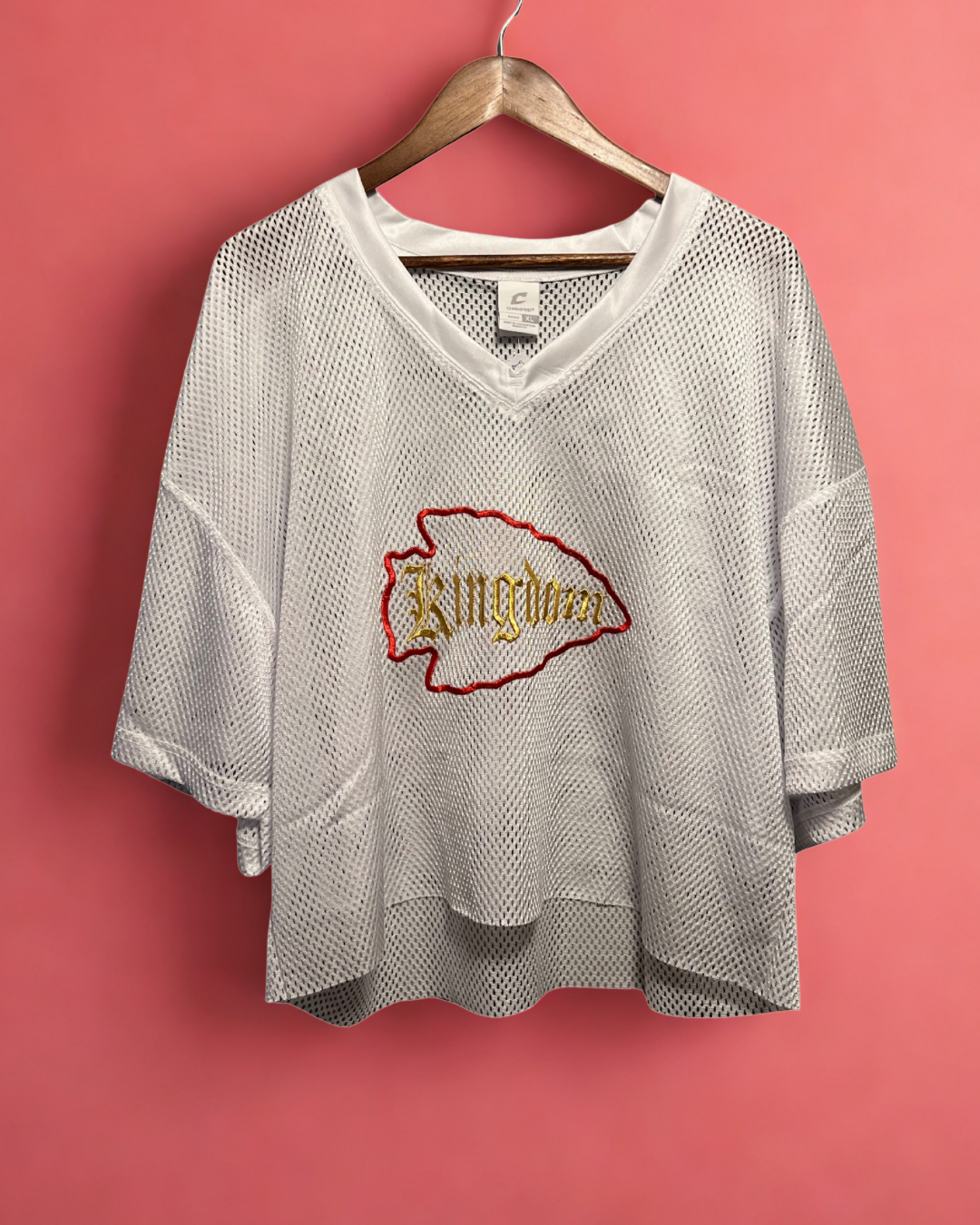 Kansas City Chiefs embroidered cutoff jersey • Chiefs Kingdom • Missouri • Kansas