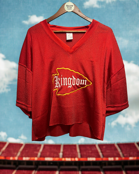 Kansas City Chiefs embroidered cutoff jersey • Chiefs Kingdom • Missouri • Kansas