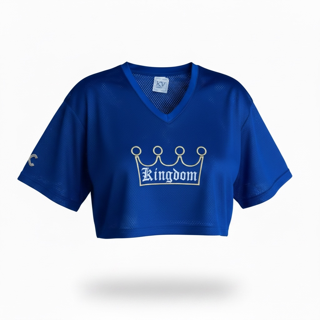 Kansas City embroidered cutoff jersey • Royals Kingdom • Missouri • Kansas