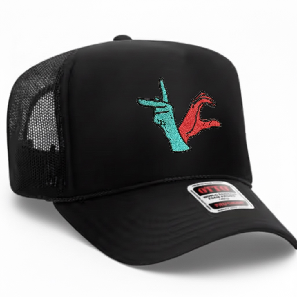 KC embroidered trucker hat • ASL • Kansas City