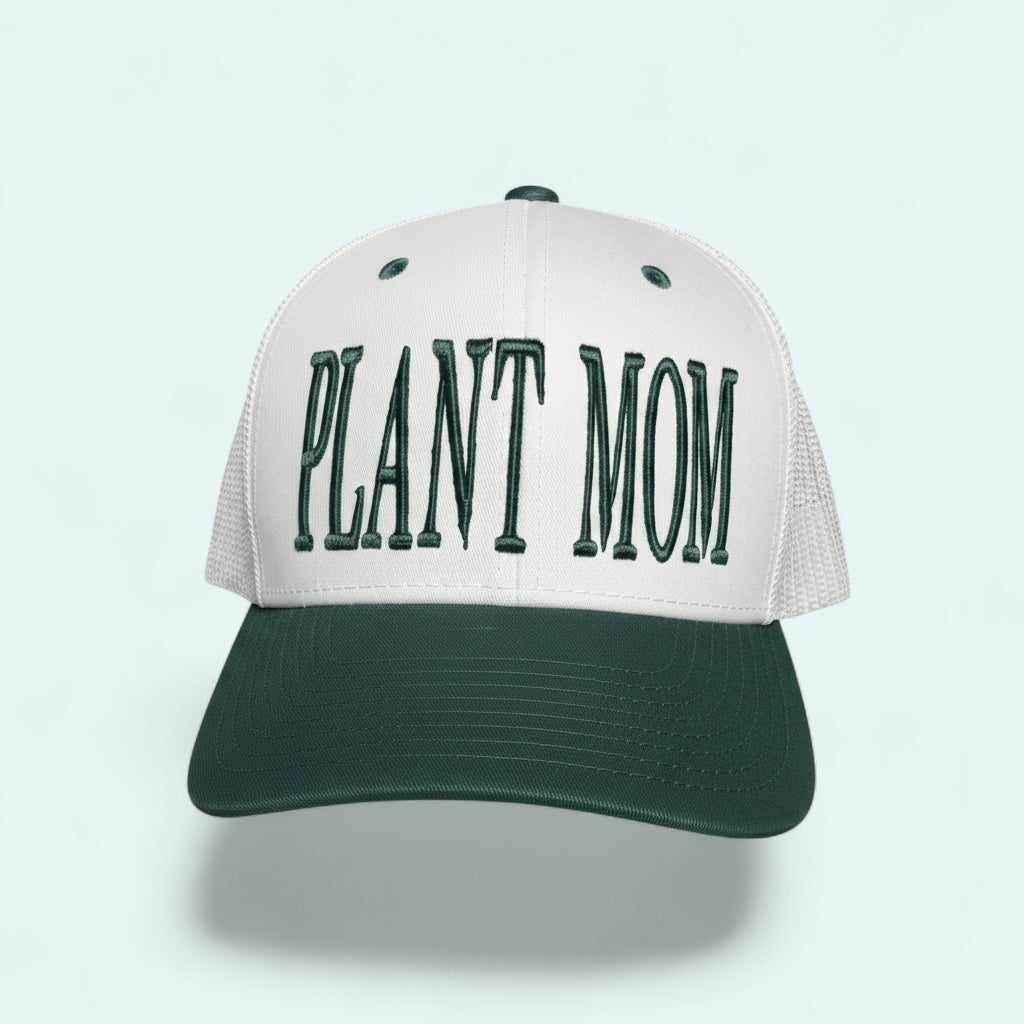 Plant Mom / Plant Dad embroidered hat