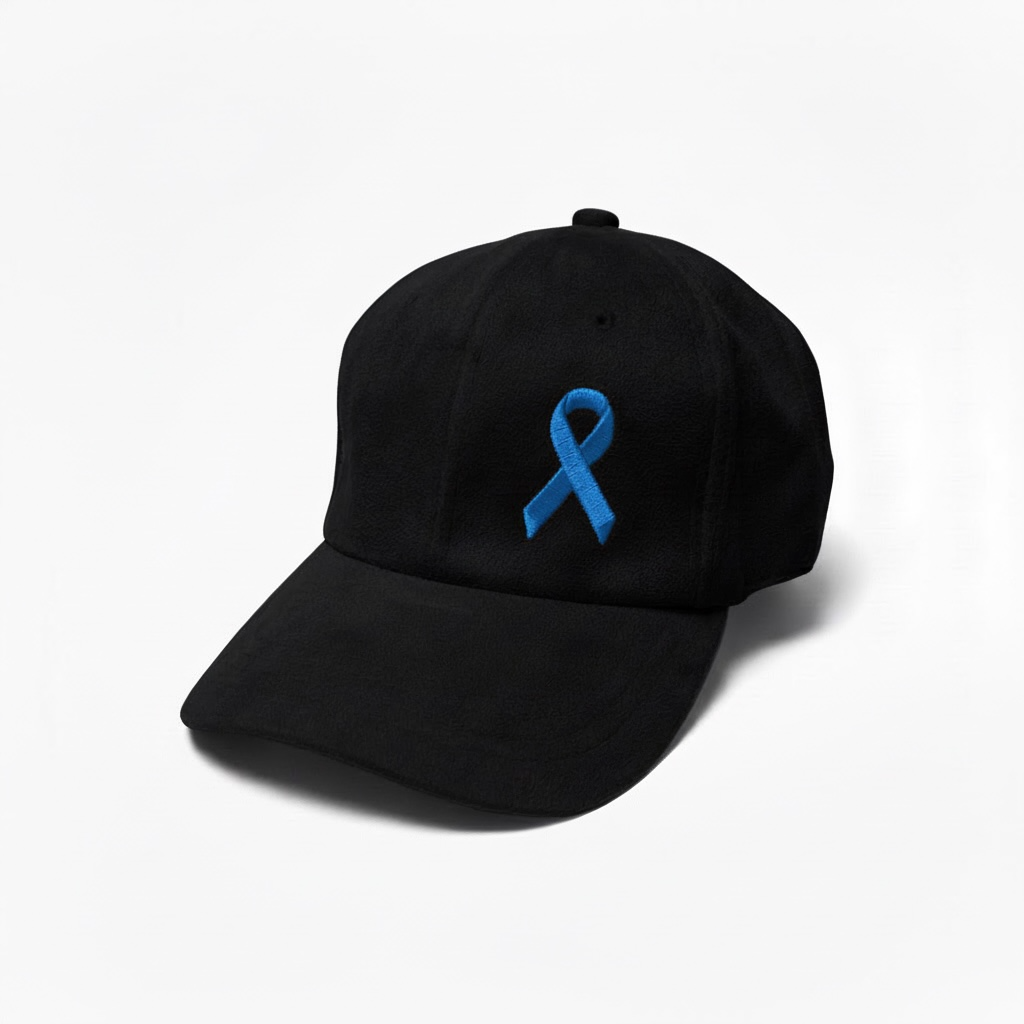 Cancer support hat • suede • CUSTOMIZABLE colored ribbon