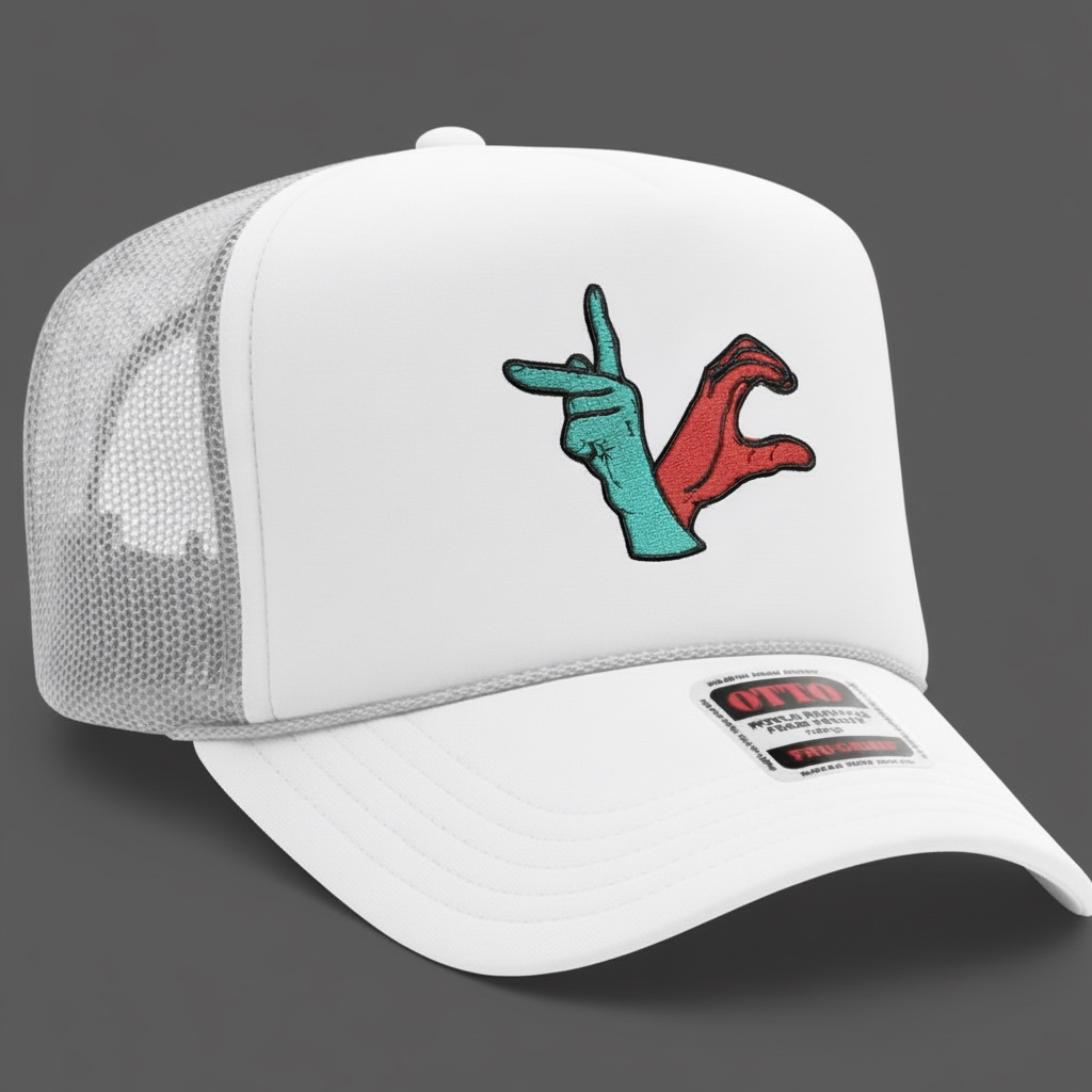 KC embroidered trucker hat • ASL • Kansas City